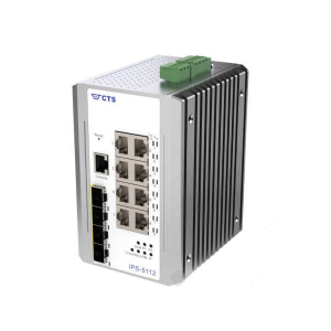 CTS-IPS5112-8BT Commutateur 8 RJ45 POE++ 90W 300W 4 ports SFP+ 1G