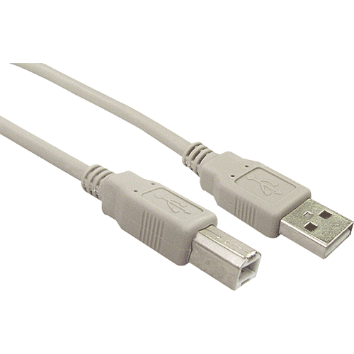 Câble USB 2.0 AB économique 1.8m