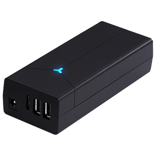 Alim Notebook 100-240V 19V 65W chargeur 2x USB