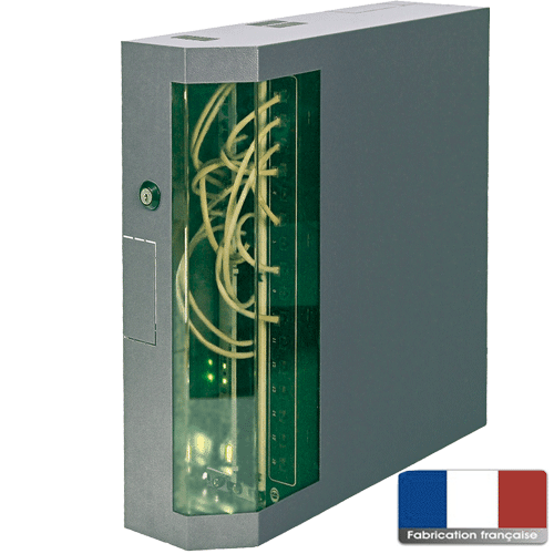 Coffret de brassage 19 pouces ultra compact hauteur 3U gris fabriqué en France sur commande (24=)