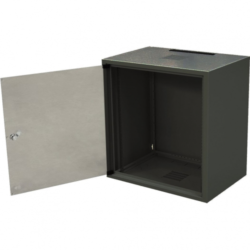 Coffret de brassage 19 pouces hauteur 10U profondeur 400mm porte vitrée simple charge 30kg (24=)
