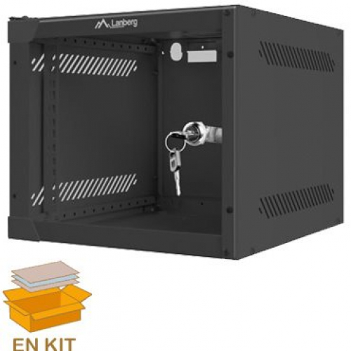Mini Coffret de brassage informatique économique 10 pouces 4U 310 noir montage en kit (24=)