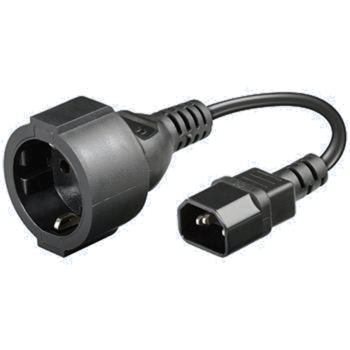 Adaptateur IEC C14 - Secteur 220V 10A 23cm