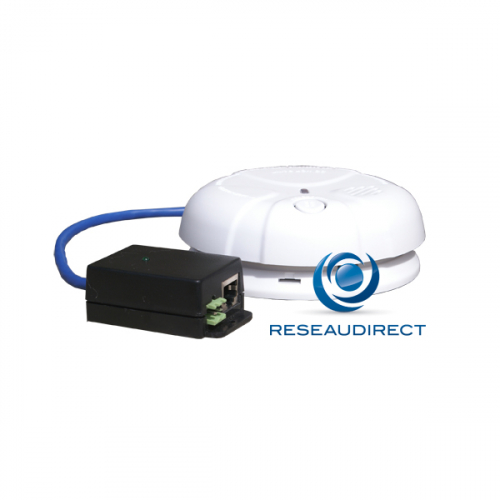 AKCP SK00 Détecteur de fumée déportable livré avec câble RJ45 1.5m (25=)