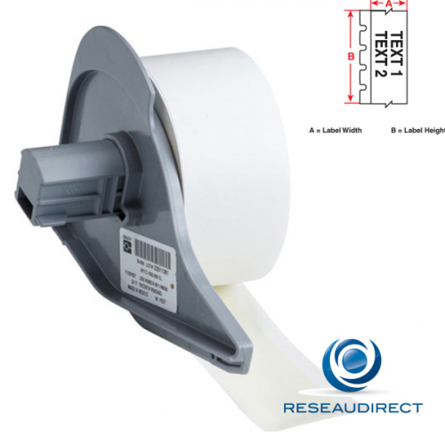 Brady BMP71 B595 M71C-2000-595-CL 142356 étiquettes en continu Vinyle ultra-résistant l=50.80 mm L=15.24 m Transparent
