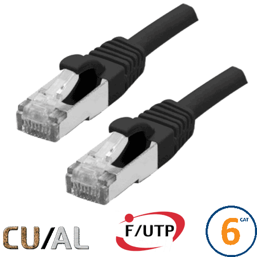 Cordon RJ45 Cat 6 F/UTP Classic 5m noir