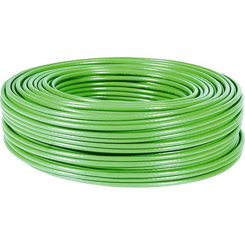 Rouleau de 100m câble multibrins Cat 6 F/UTP vert