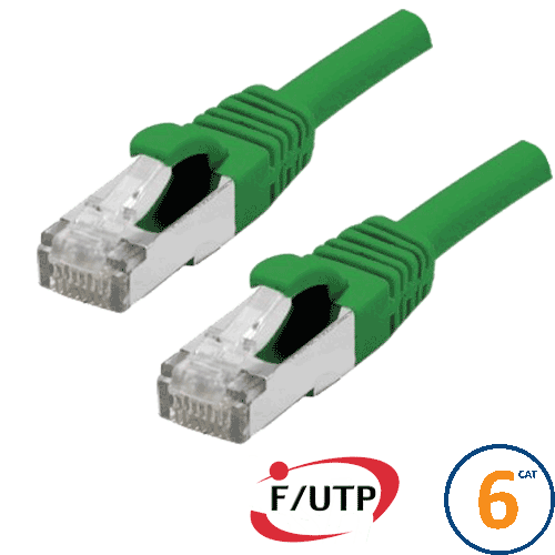 Cordon RJ45 Cat 6 F/UTP Primacy 2m vert