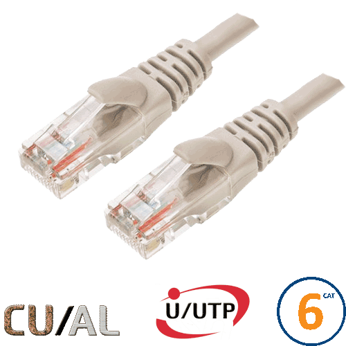 Cordon RJ45 Cat 6 U/UTP Classic 10m beige