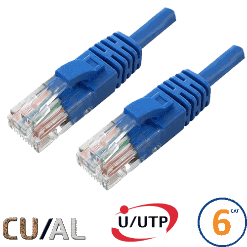 Cordon RJ45 Cat 6 U/UTP Classic 10m bleu