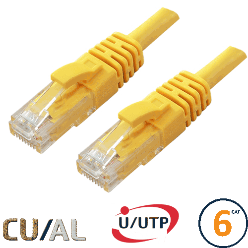 Cordon RJ45 Cat 6 U/UTP Classic 10m jaune