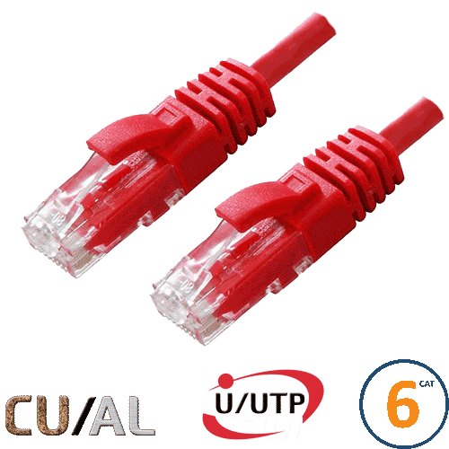 Cordon RJ45 Cat 6 U/UTP Classic 5m rouge