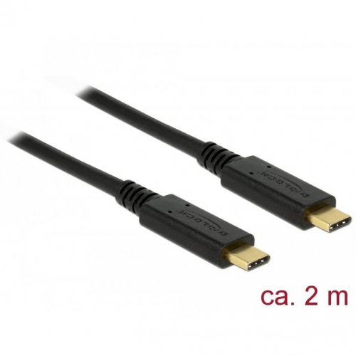 Câble USB 3.1 (10Gbps) Type C Mâle / Mâle 2m