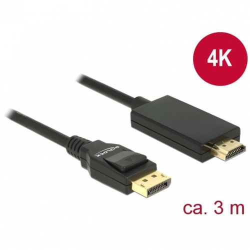 Câble DisplayPort 1.2 M > High Speed HDMI-A 4K 3m