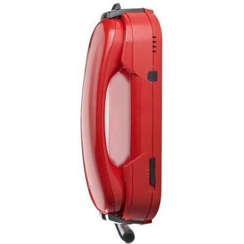 Depaepe PA200R Téléphone d'urgence analogique HD2000 sans clavier rouge 