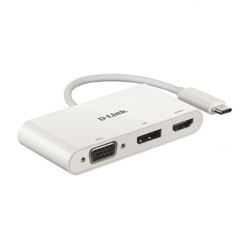 Adaptateur 3-en-1 USB-C vers HDMI/VGA/DisplayPort