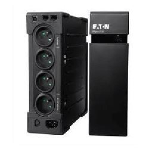 Onduleur Eaton Ellipse Eco 800 USB FR techno Offline puissance 800 VA ou 500 watts autonomie 11 minutes à 50% de charge ref EL800USBFR