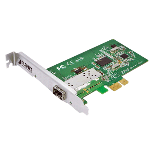 Planet ENW-9701 Carte ethernet PCI Express Fibre optique Gigabit avec 1 port SFP