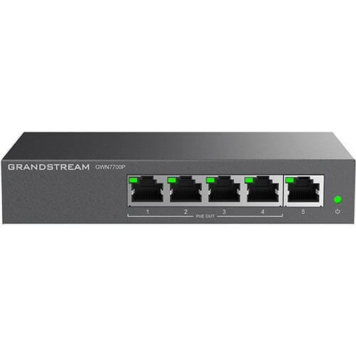 Switch 5 ports Giga dont 4 PoE af/at 60W