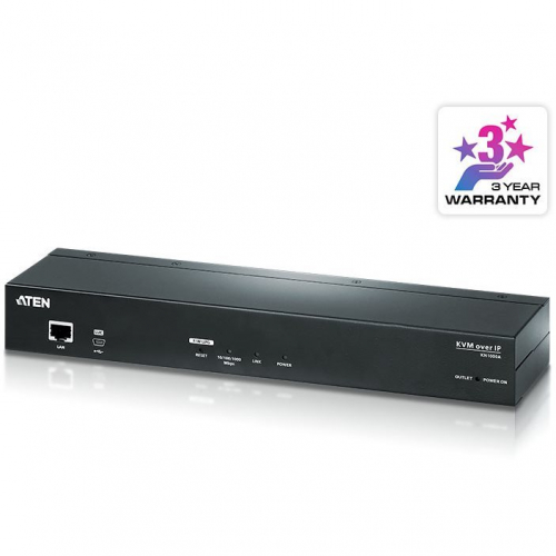 1 PORT KVM + ALIMENTATION + SERIAL OVER IP