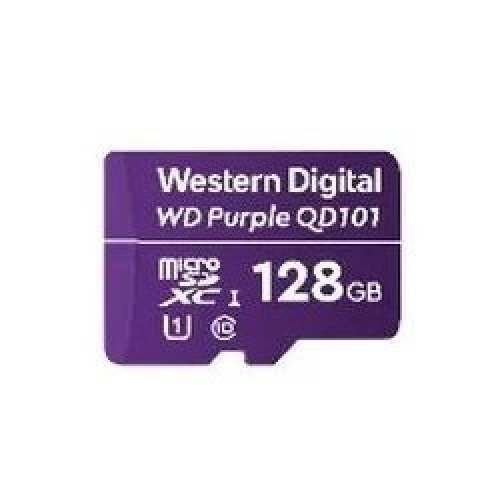 Carte Micro SDHC WD Purple 128GB -40/+85°C