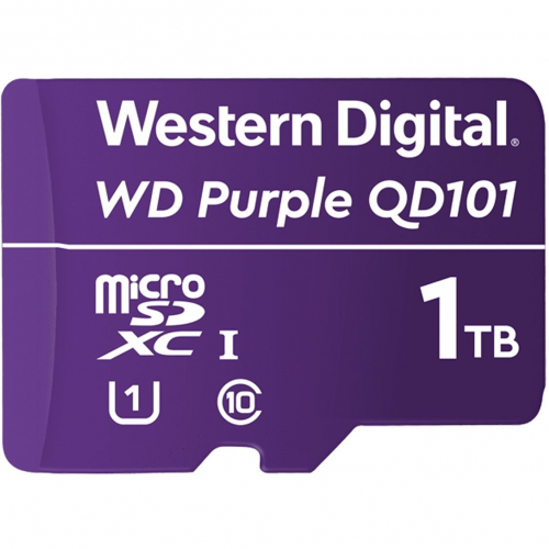 Carte Micro SDXC WD Purple 1 To -40/+85°C