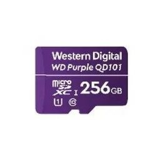 Carte Micro SDHC WD Purple 256GB -40/+85°C