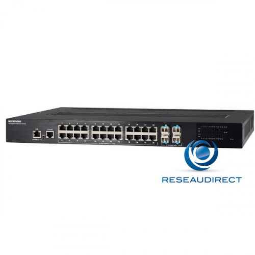 Microsens MS400980M switch POE+ face avant