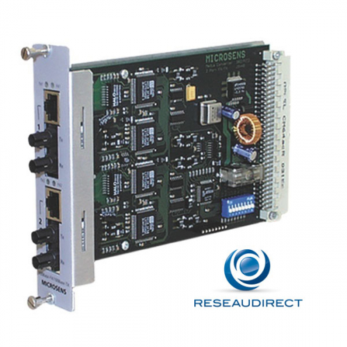 Microsens MS416231M-V2 Carte Twin Media Convertisseur Bridge Module 2x10/100TX-100FX SC-connecteurs 1310nm Multimode