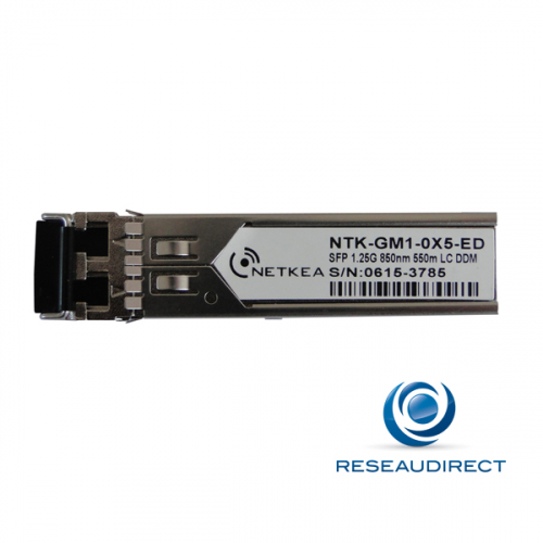 Netkea NTS-GM1-0X5-ED Transceiver SFP GE 1000Base-SX Multimode 850nm 220m/550m 2xLC DOM -40/+85°C