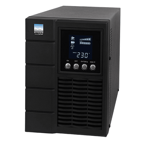 Onduleur Nitram OLS 1000 1kVA On Line*** Produit obsolète remplacé par la ref :  EXUS10001T - Dispo à droite ***