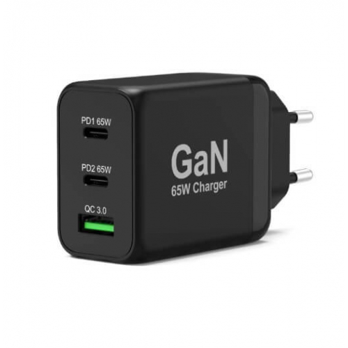 Alimentation USB 60W Techno GaN USB A + USB C