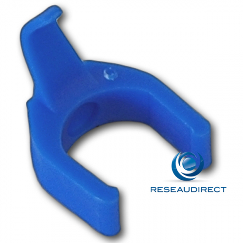 Patchsee Patchclip BF/PC Clip de repérage complémentaire Bleu Foncé pour Cordon RJ 45 lumineux Boite de 50