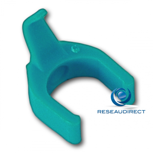 Patchsee Patchclip TU/PC Clip de repérage complémentaire Turquoise pour Cordon RJ 45 lumineux Boite de 50