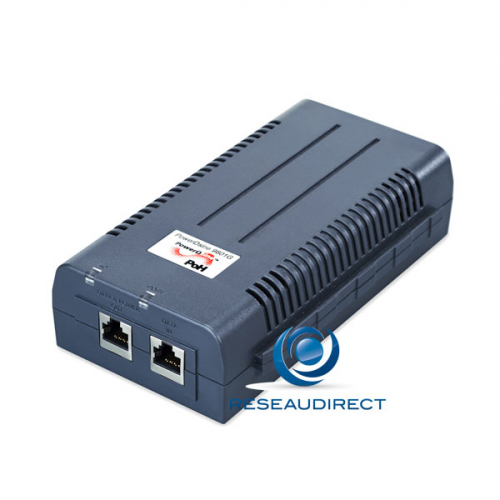 Microsemi PD-9601G/AC Injecteur HI-POE 1 port Giga RJ45 4Paires 95 watts Midspan POE++ 802.3at mono-port 220V