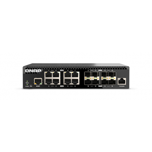 QNAP QSW-M3216R-8S8T Switch manageable 16 ports 10 Gigabit Face