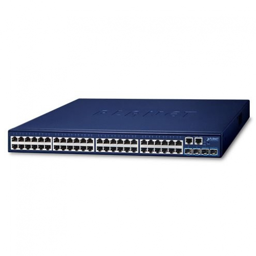 Planet SGS-5240-48T4X Switch Gigabit administrable niveau 2+ L2+ 48 ports RJ45 1Gbps 4 ports SFP+ 10 Gbps stackable empilable