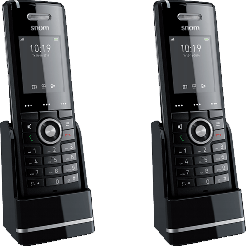 2 téléphones DECT supplémentaires M65 chargeur