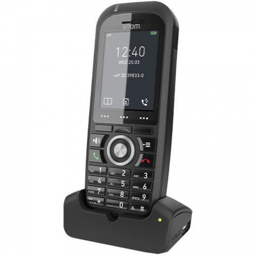 SNOM M80 4424 Téléphone DECT combiné durci IP65 pour base M300/700/900 températures -10/+55°C
