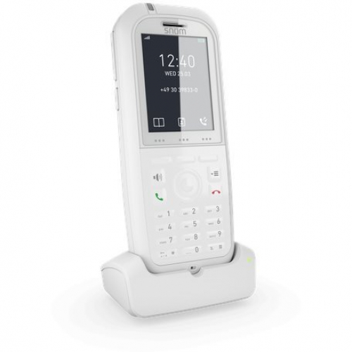 SNOM M90 4425 Combiné Téléphone DECT IP65 anti-bactérien durci pour milieu médical compatible bornes M700/900
