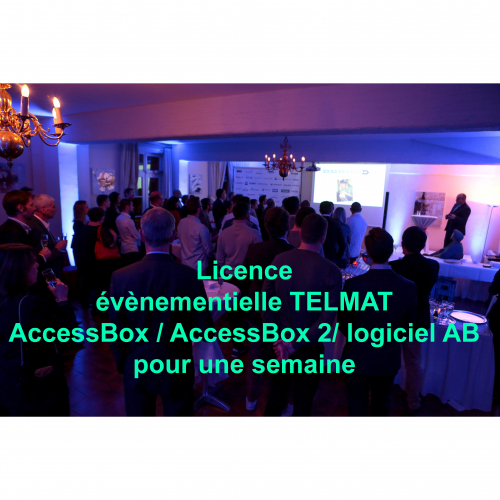 Location licence AB évènement 0500 conn. 1 semaine
