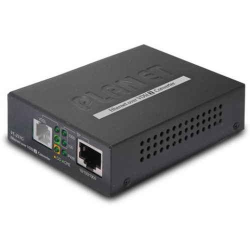 Planet VC-231G Convertisseur VDSL2 17a et 30a RJ11 Pots modes Master et Slave avec un port Ethernet 10/100/1000 Mbs