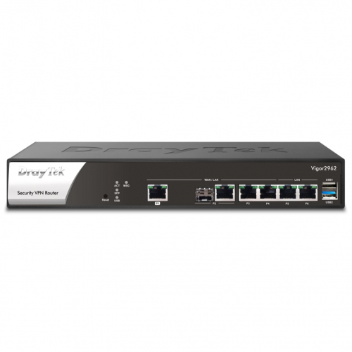 Routeur dual Wan 4+1 Lan Giga 200 VPN 50 SSL