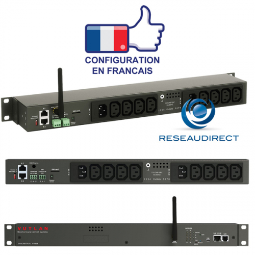 xx Obso Vutlan VT608 Boitier PDU IP Matériel retiré du catalogue Vutlan voir modèle VT604