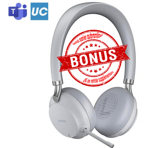 Casque Bluetooth BH72 Lite Teams Gray USB A