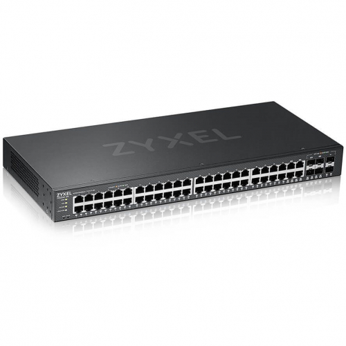 Zyxel GS2220-50 Switch 44 ports Gigabit niveau L2 triple admin administrable Web SNMP et Cloud Nebulaflex Pro 4 Rj45-SFP 2SFP