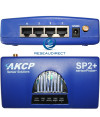 - AKCP SP2+PRO Sensorprobe2+ Boitier gestion avancé de capteurs IP Ethernet quatre ports activés RJ45 pour capteurs intelligents Firmware étendu (modèle 2023) =