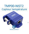 AKCP TMP00-NIST2 Capteur de temperature seul calibré mini-boitier RJ45 bleu Déportable sur 50 m livré avec câble Lg=1.5 m