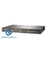 Aruba JL256A HPE 2930F 48G PoE+ 4SFP+ switch 48 ports 10/100/1000 Mbs budget 370 watts 4 SFP Plus 10G configurable Web routeur niveau 3