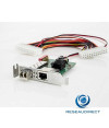 Microsens MS484189A24 Carte Bridge Interne PC 10/100/1000Base-T / SFP 100/1000X câble alimentation A24 ATX 24 PIN